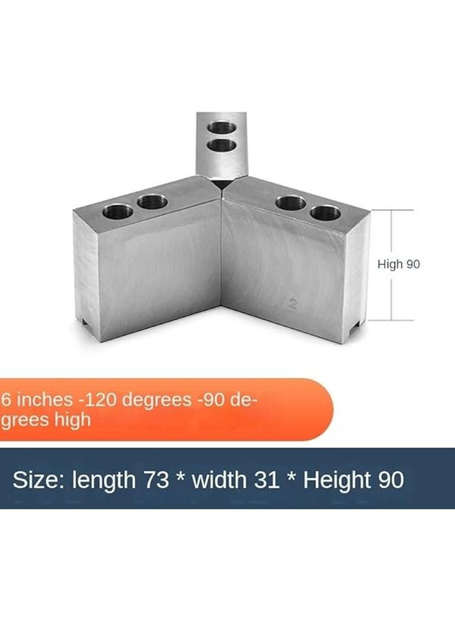 Hydraulic Chuck Three Claw Raw Soft 6 8 10 12 Inch Extended Thickened Lathe Fixture Color 5 - Image 2